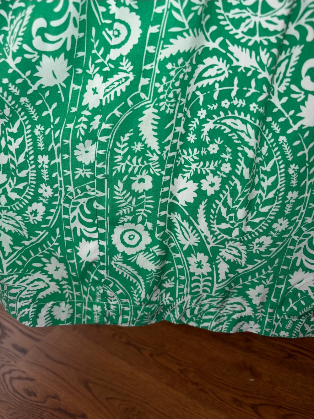 crown & ivy Green and White Floral Maxi Dress - Picture 5 of 7